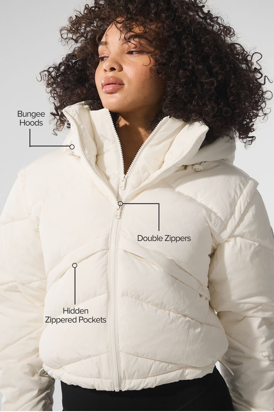 alo Glacier Puffer - Ivory