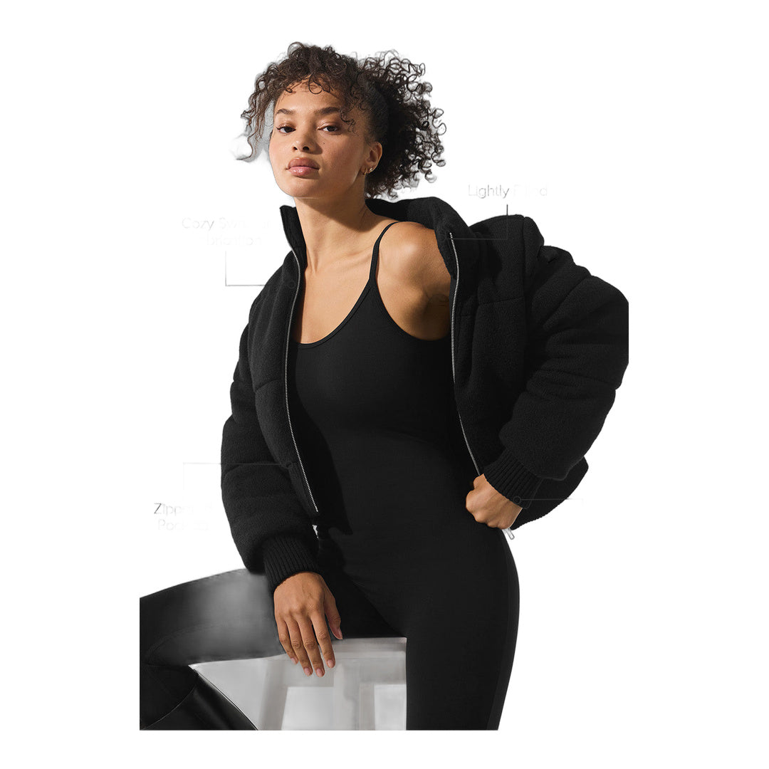 alo Darling Sweater Puffer - Black
