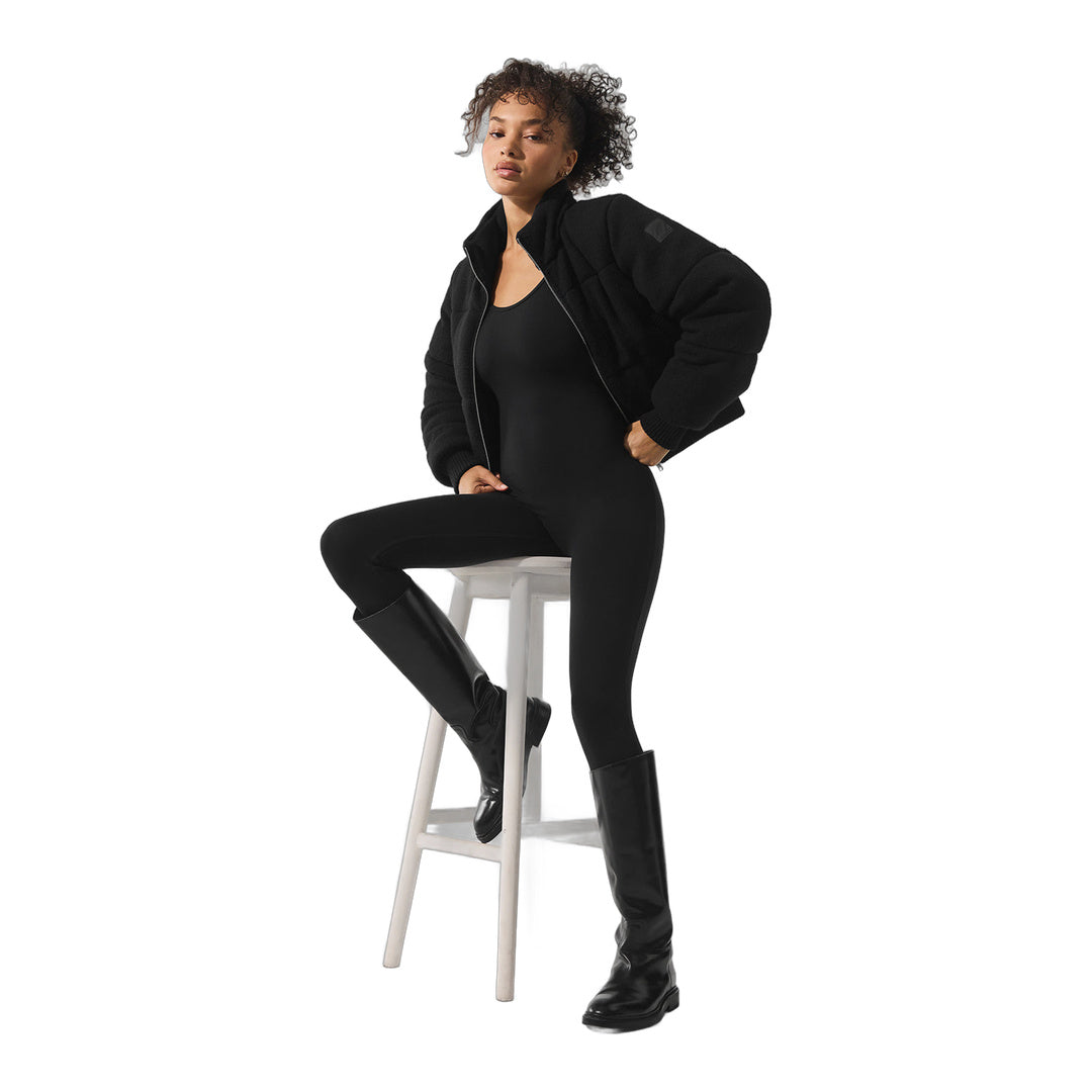 alo Darling Sweater Puffer - Black