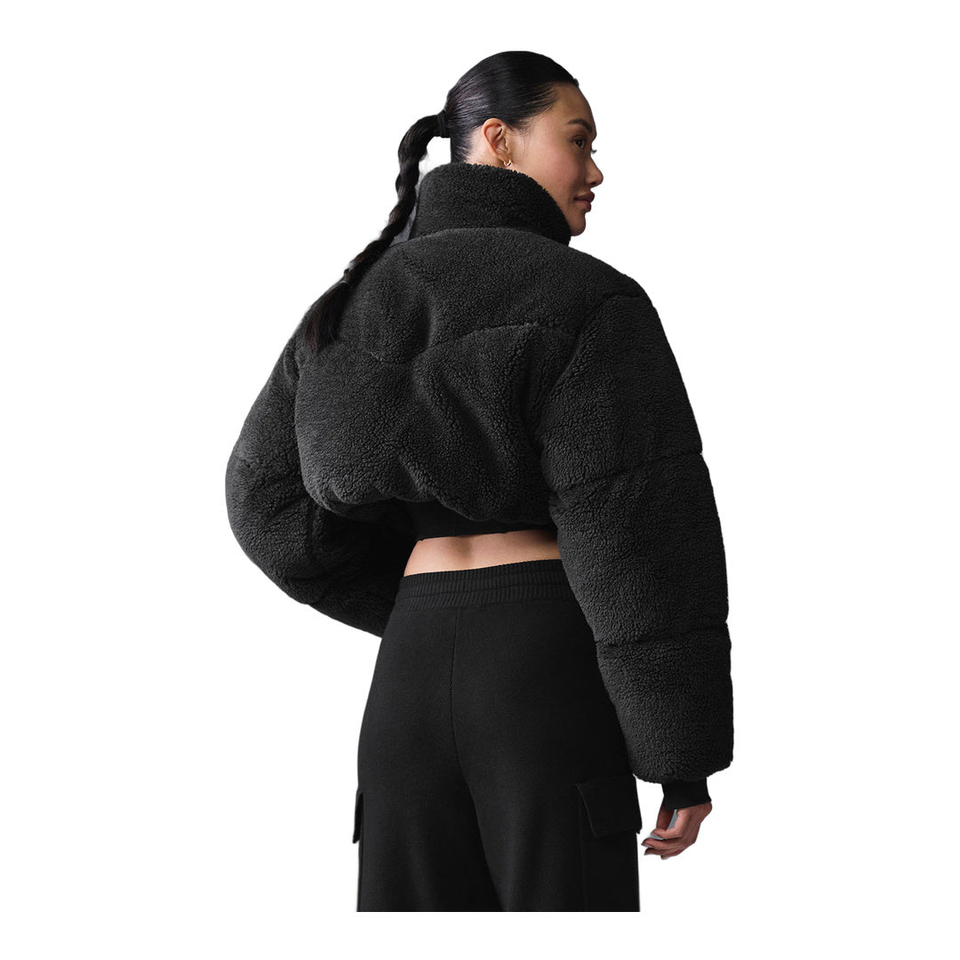 alo Sherpa Main Act Corset Puffer - Black
