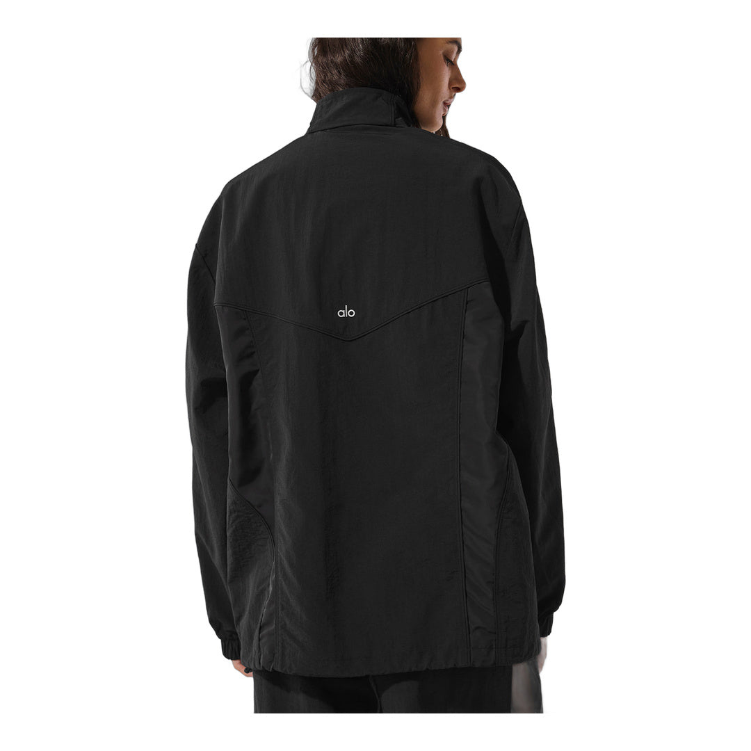 alo Origin Full-Zip Track Jacket - Black