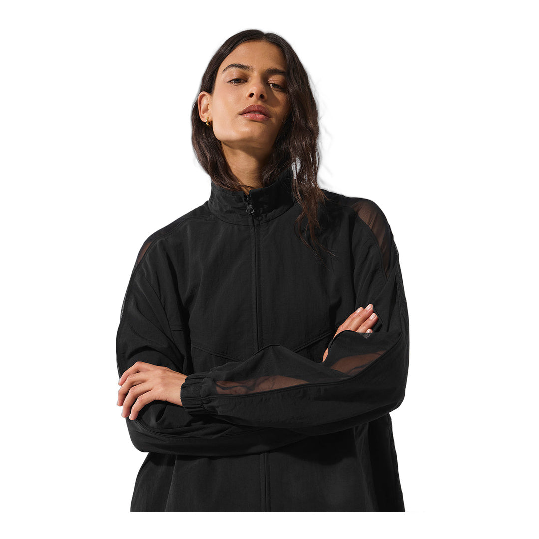 alo Origin Full-Zip Track Jacket - Black