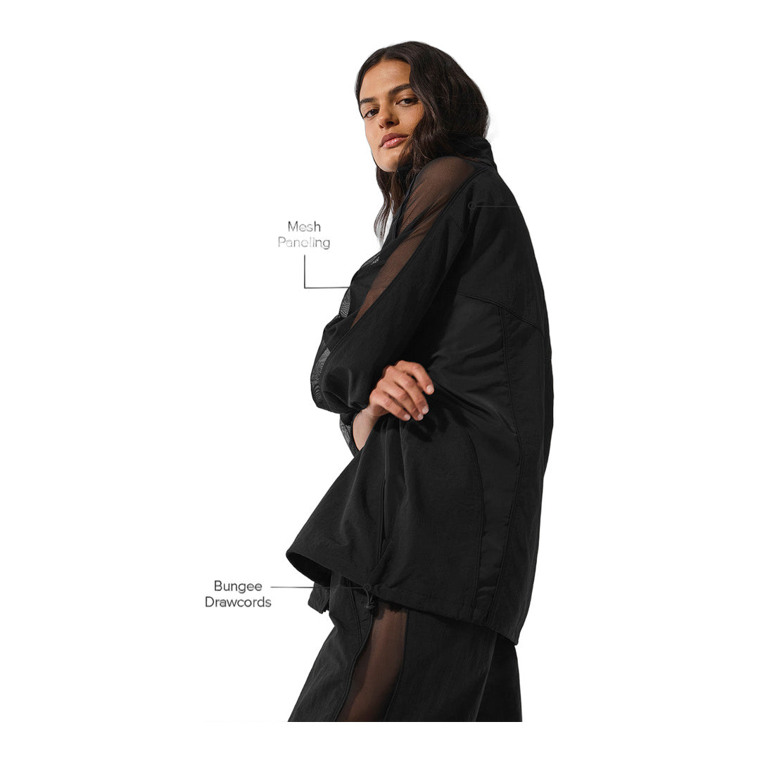 alo Origin Full-Zip Track Jacket - Black