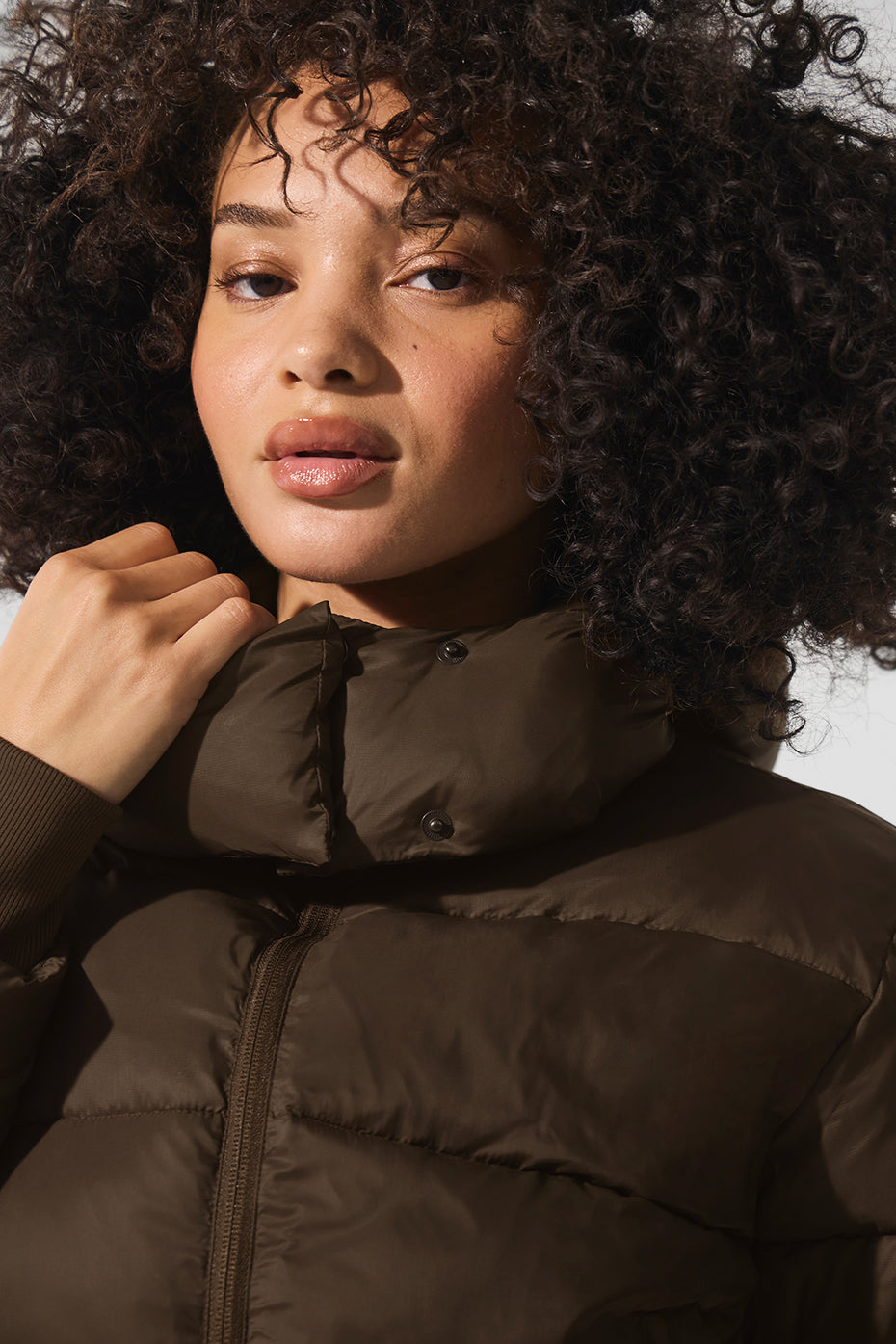 alo Foxy Puffer Jacket - Espresso
