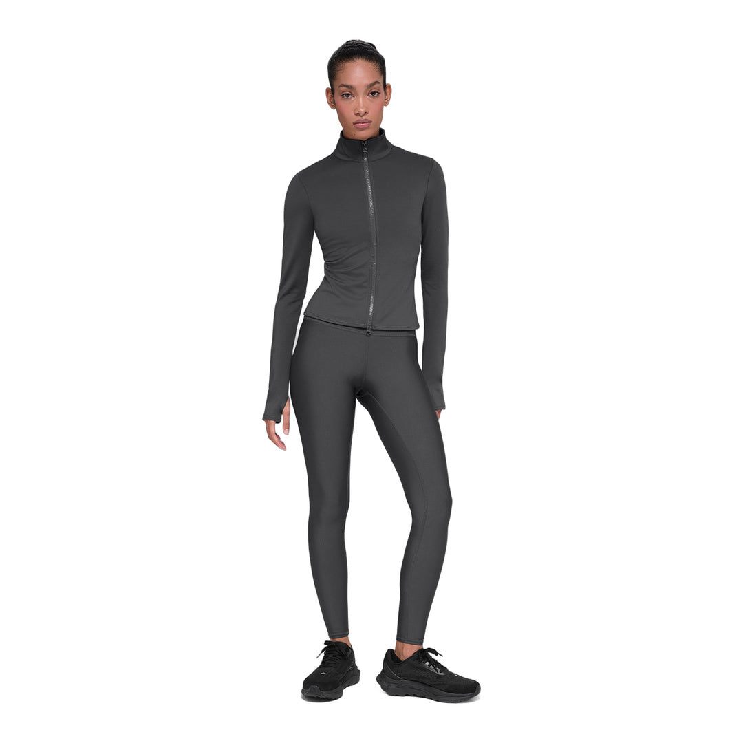 alo Airlift Winter Warm Radiant Full-Zip Jacket - Anthracite