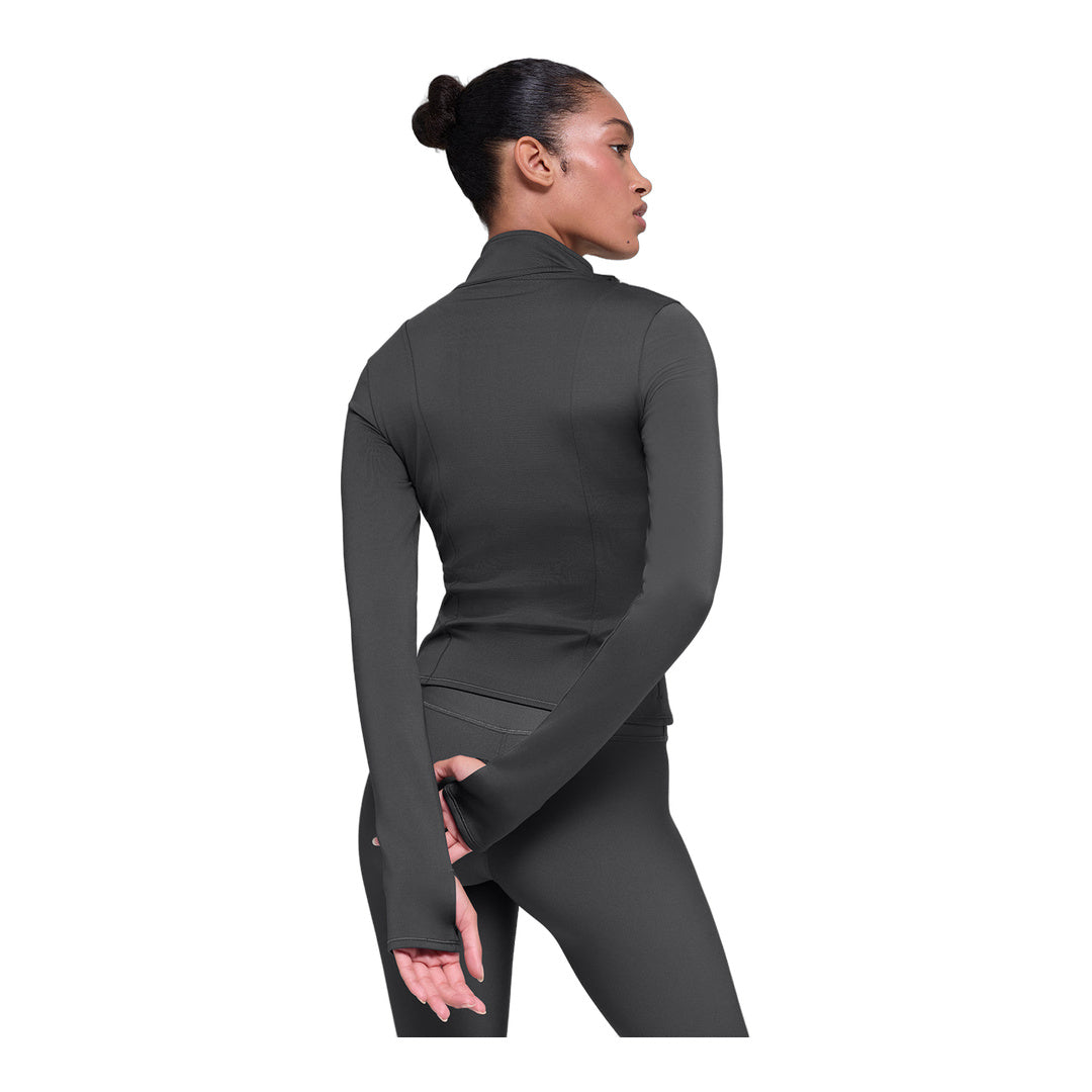 alo Airlift Winter Warm Radiant Full-Zip Jacket - Anthracite
