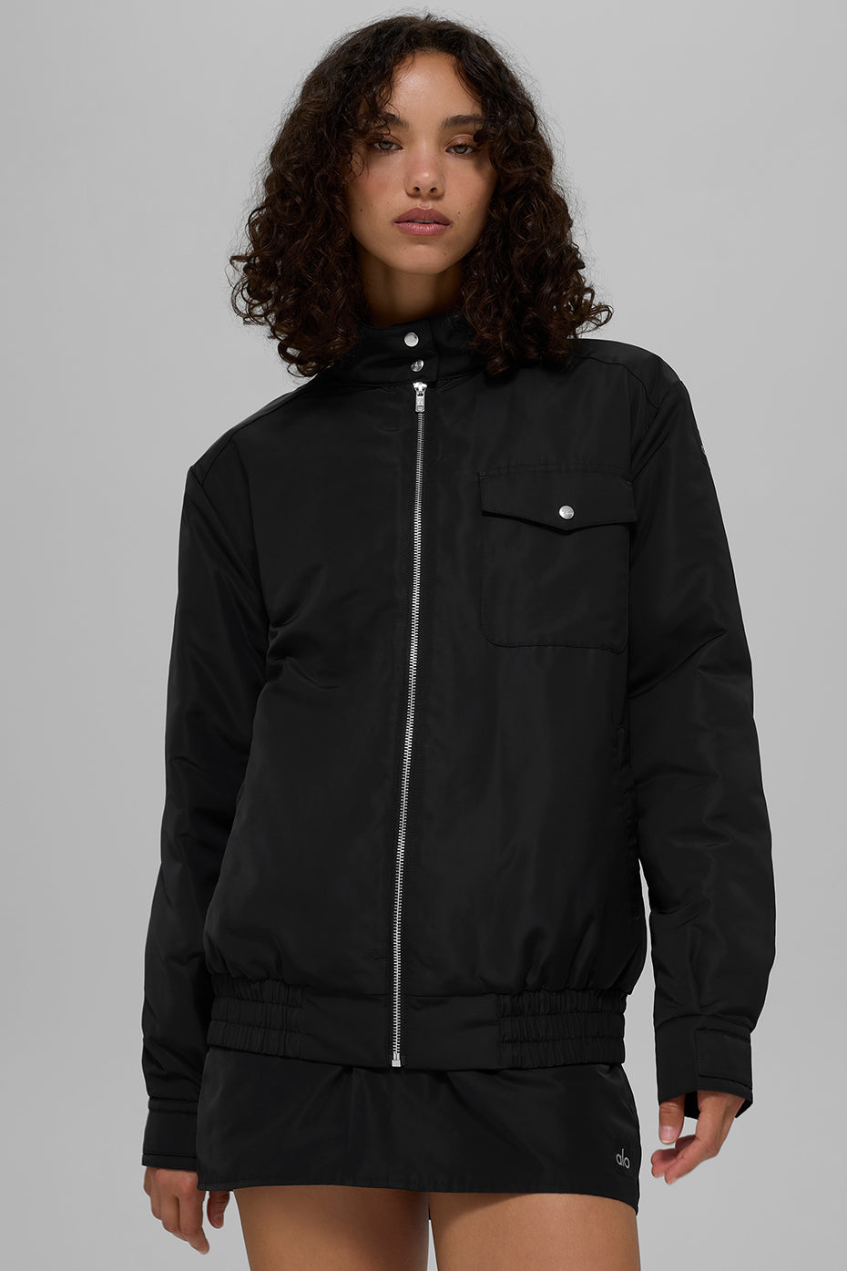 alo Work It Bomber - Black