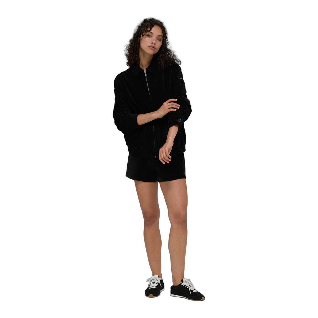 alo Micro Corduroy On Duty Jacket - Black