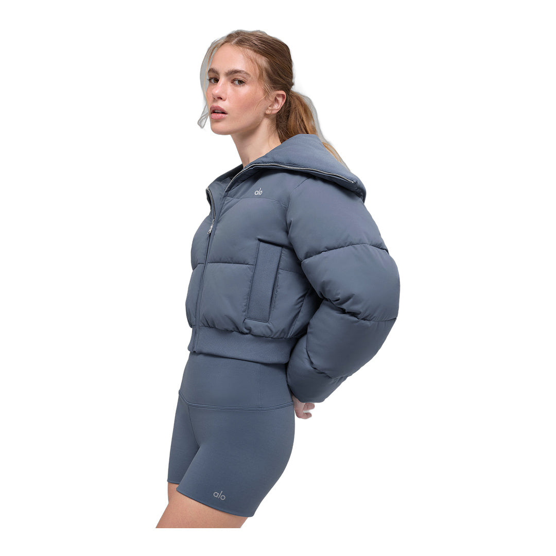 alo Captivate Puffer - Bluestone