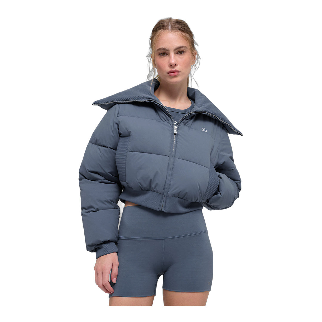 alo Captivate Puffer - Bluestone