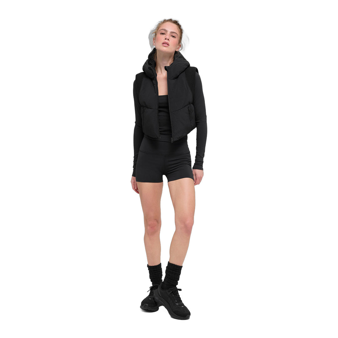 alo Fast Lane Puffer Vest - Black