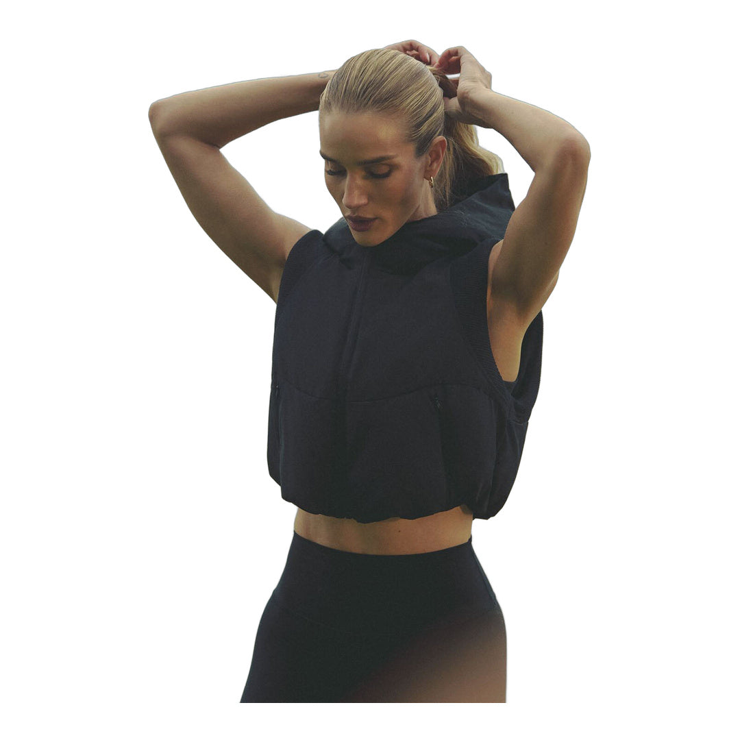 alo Fast Lane Puffer Vest - Black