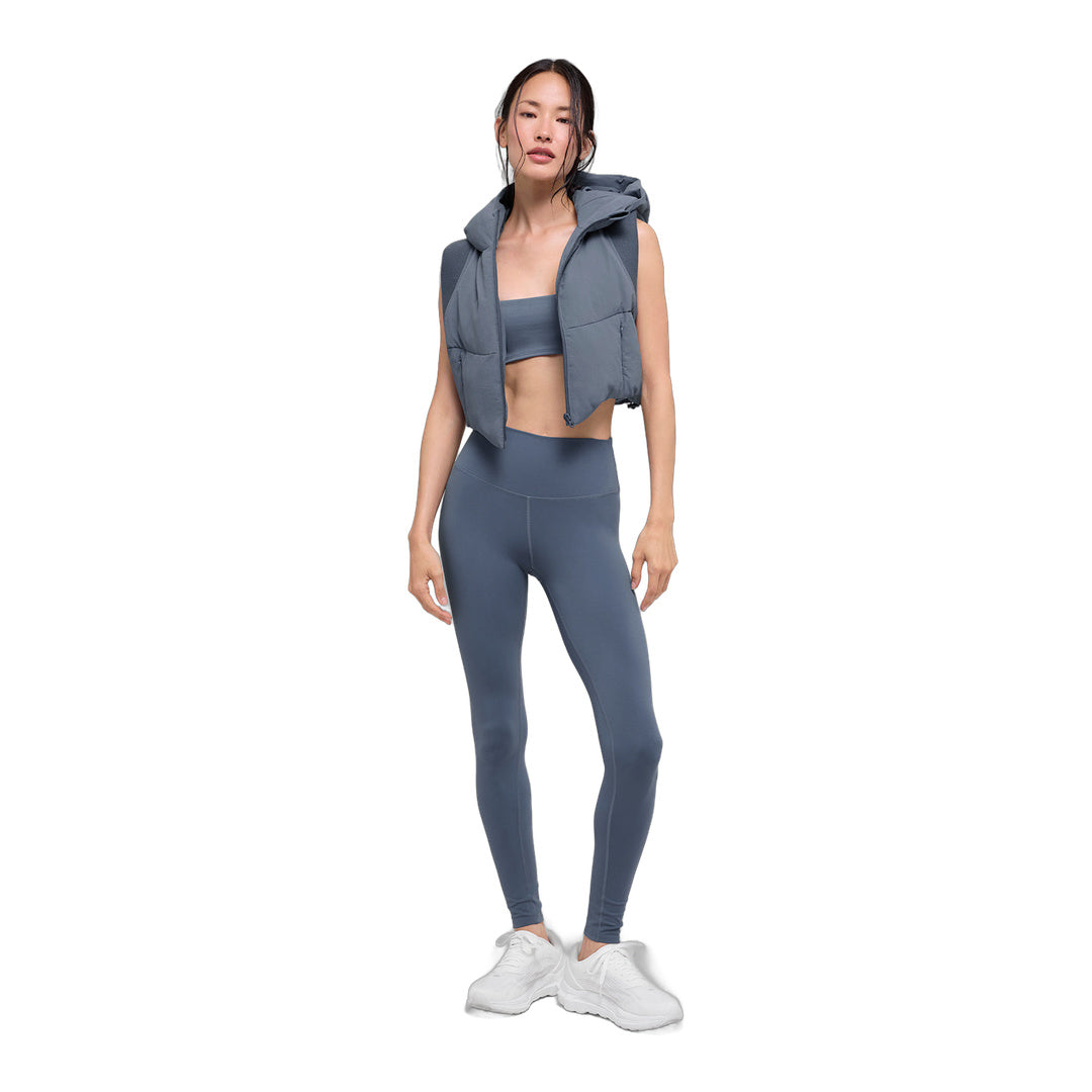 alo Fast Lane Puffer Vest - Bluestone
