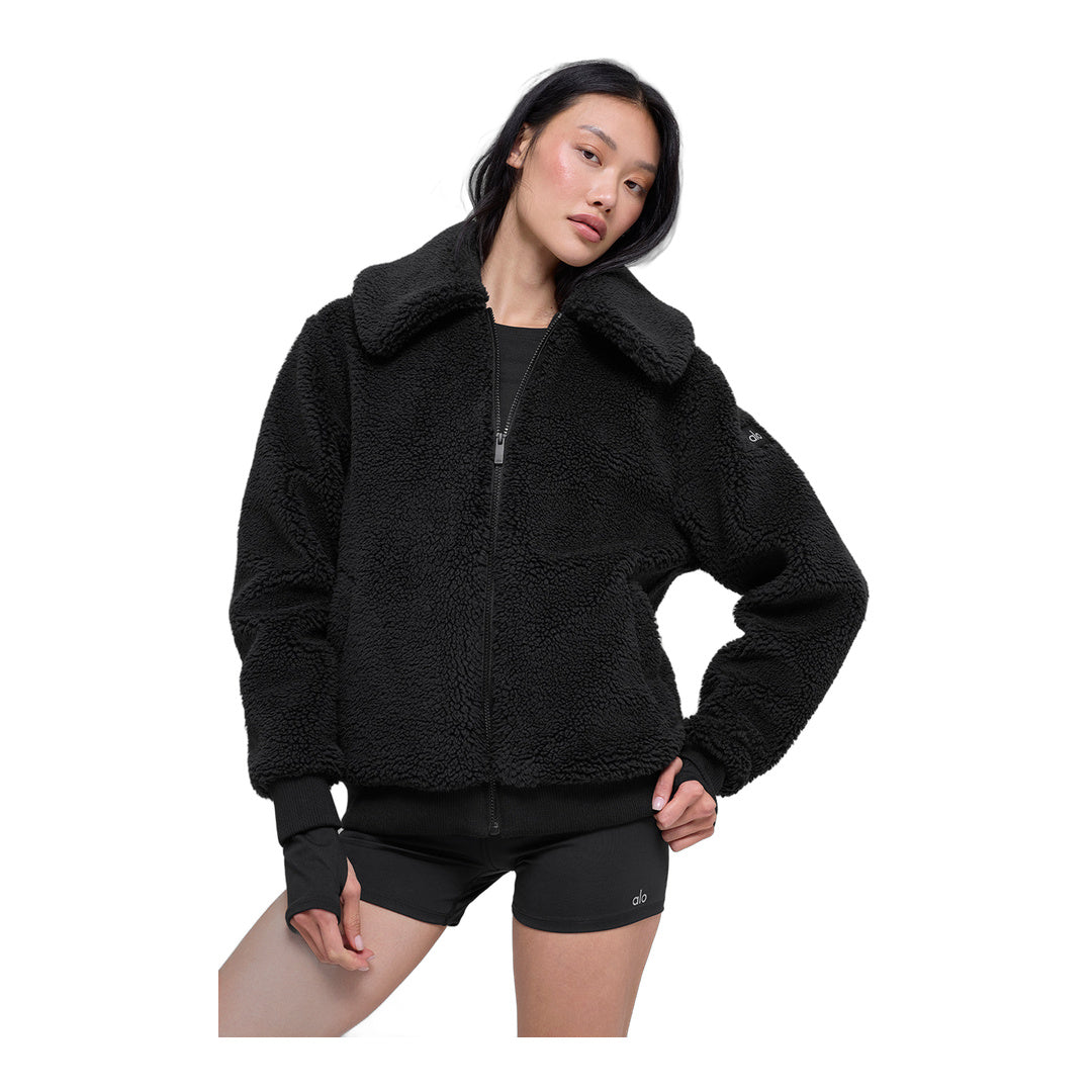 alo Sherpa Downtown Jacket - Black