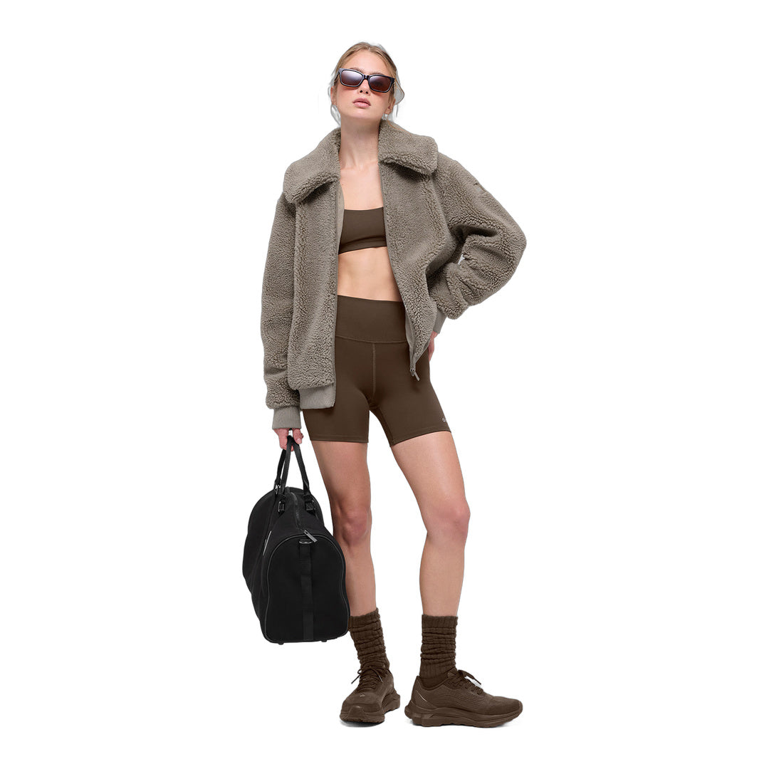 alo Sherpa Downtown Jacket - Light Cocoa