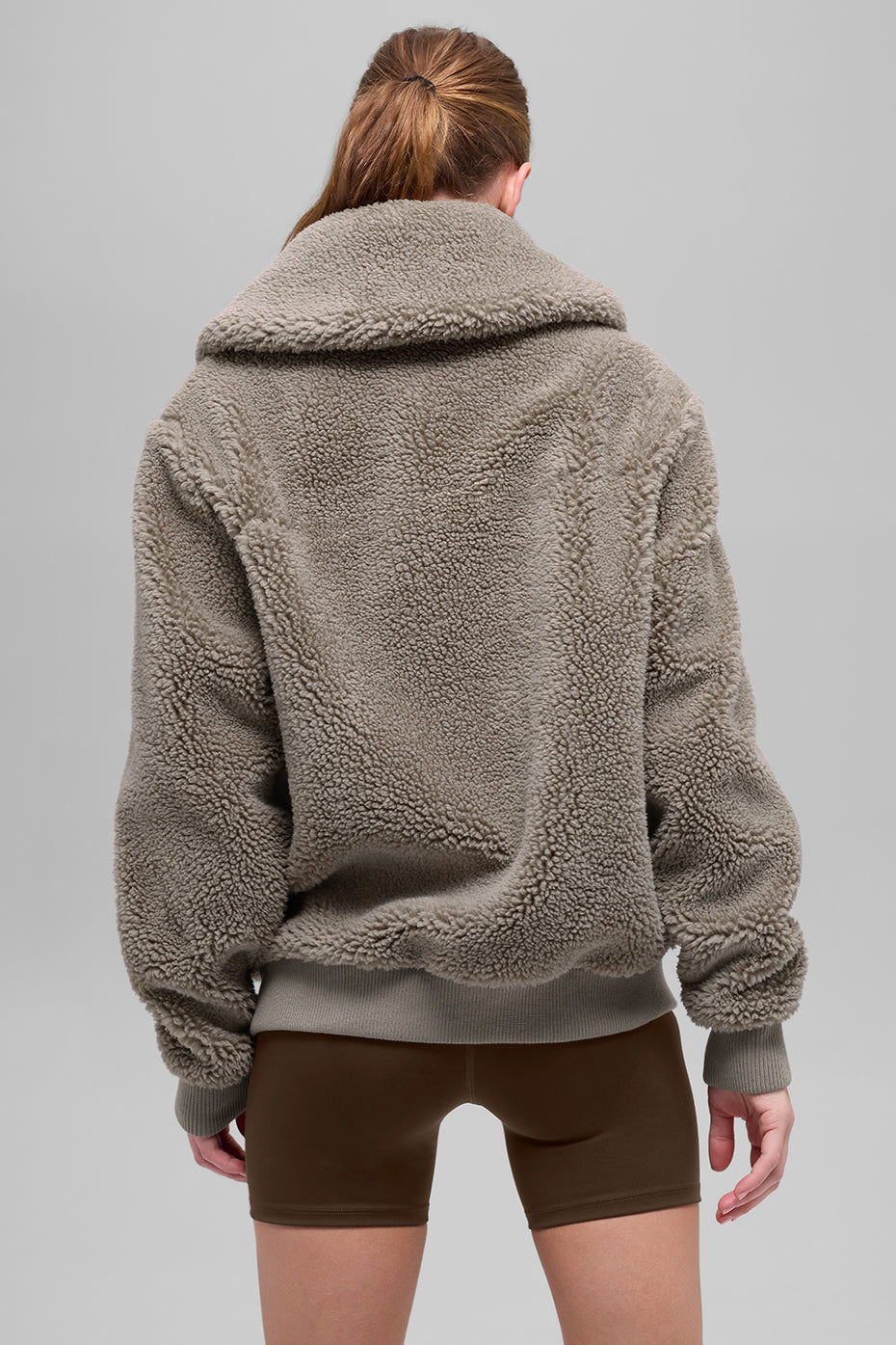 alo Sherpa Downtown Jacket - Light Cocoa