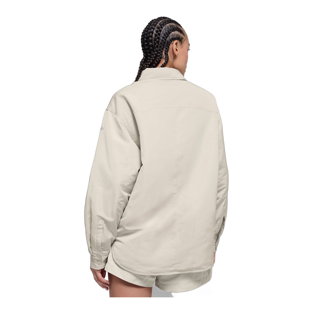 alo Socialite Shacket - Bone
