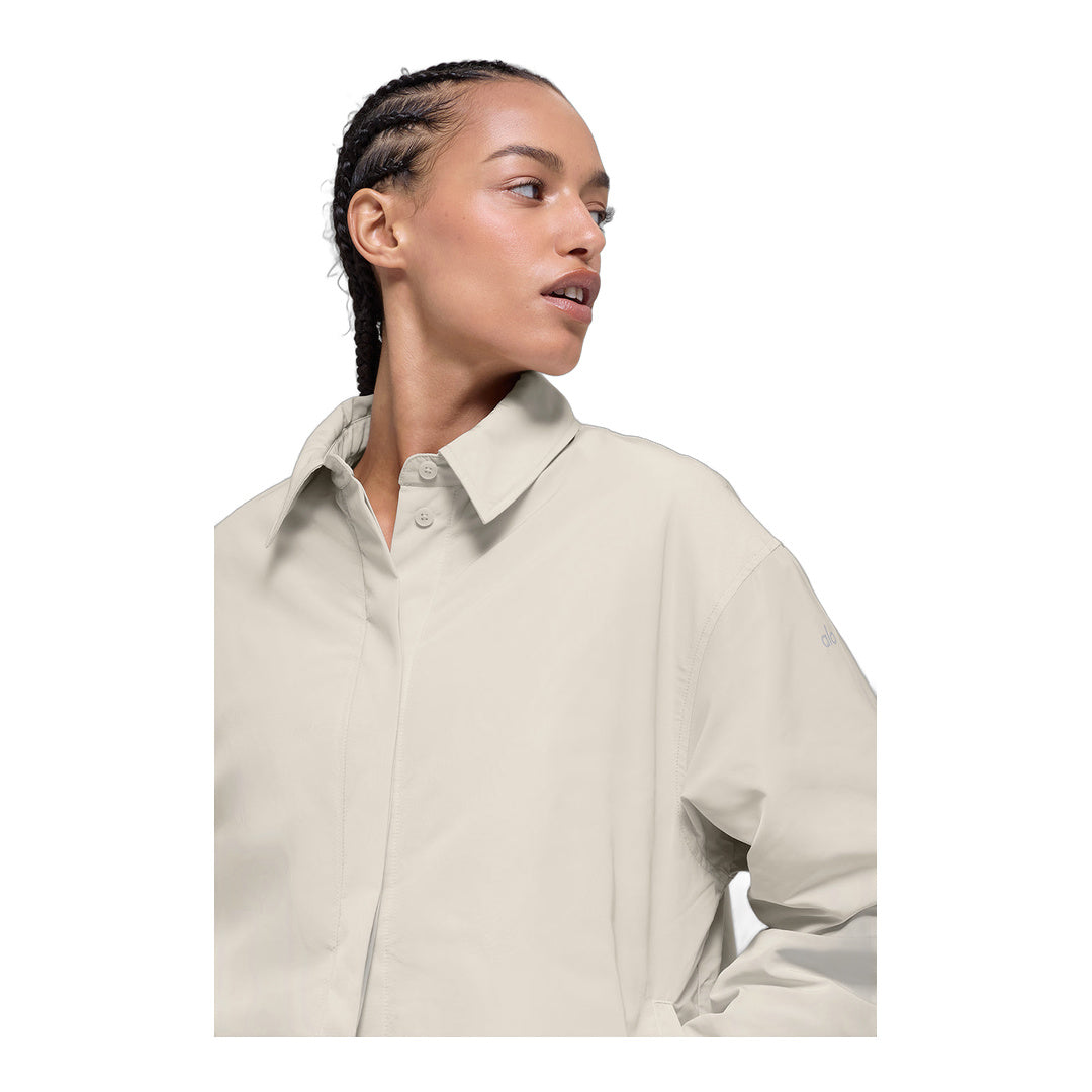 alo Socialite Shacket - Bone