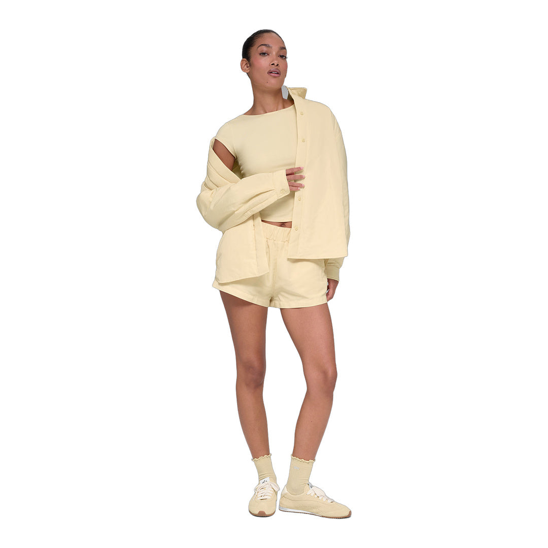 alo Socialite Shacket - Candlelight Yellow
