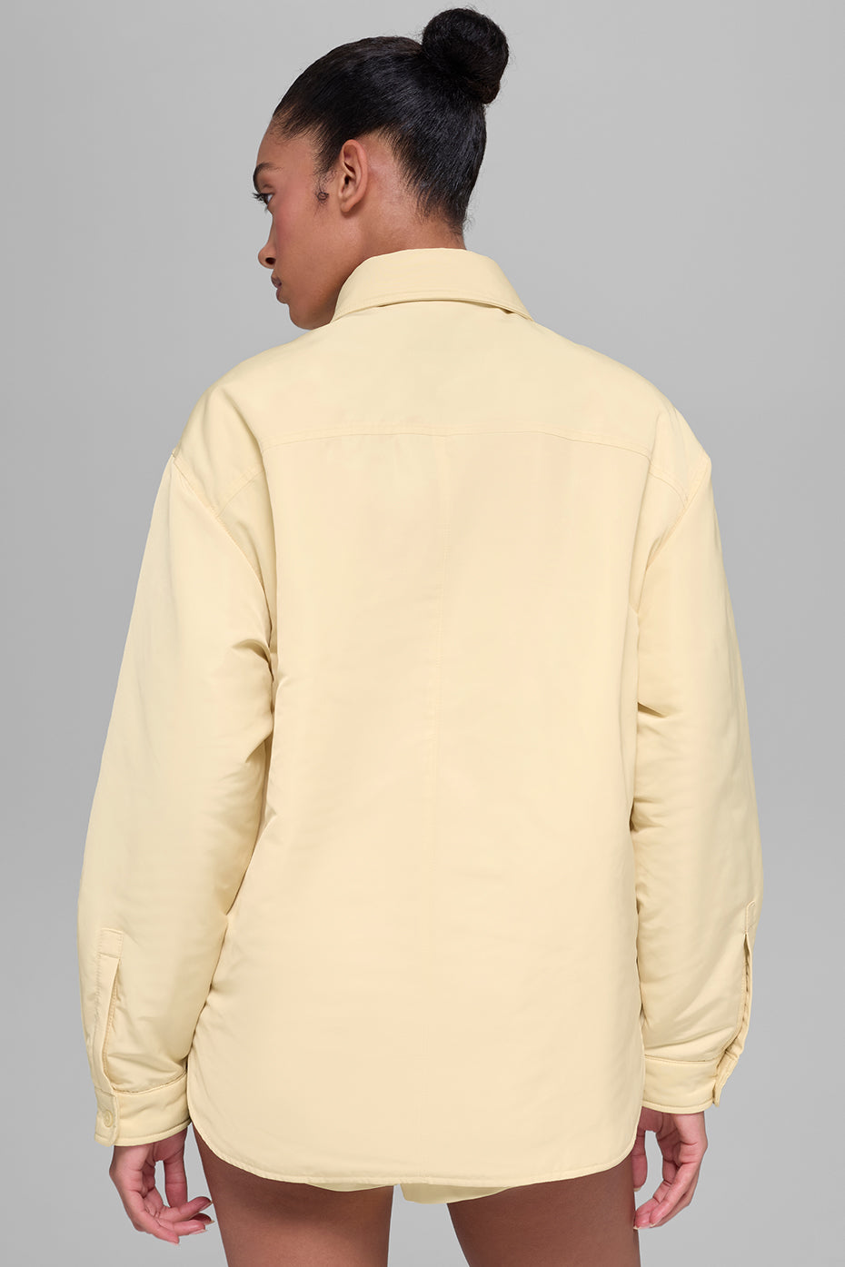 alo Socialite Shacket - Candlelight Yellow