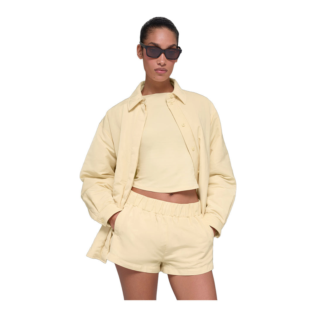 alo Socialite Shacket - Candlelight Yellow