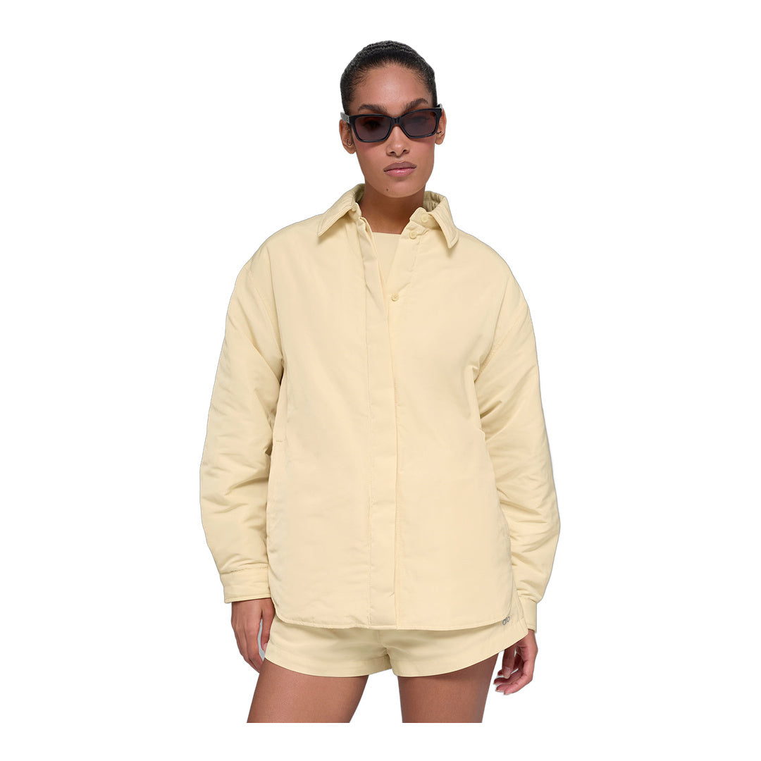 alo Socialite Shacket - Candlelight Yellow