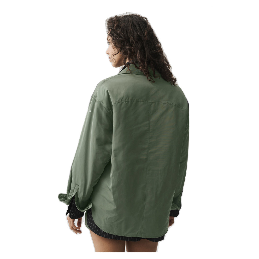 ALO Socialite Shacket - Bamboo Green
