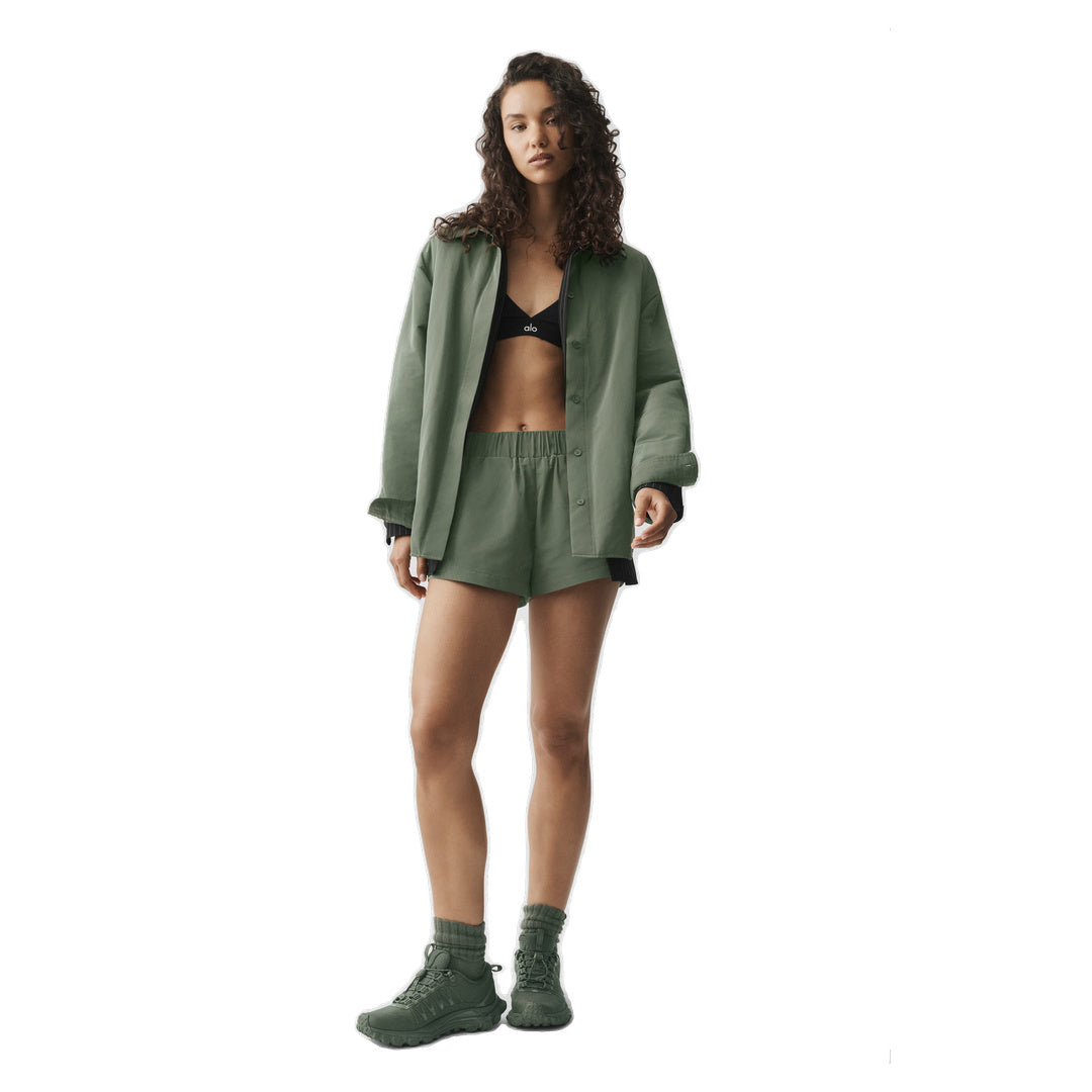 ALO Socialite Shacket - Bamboo Green