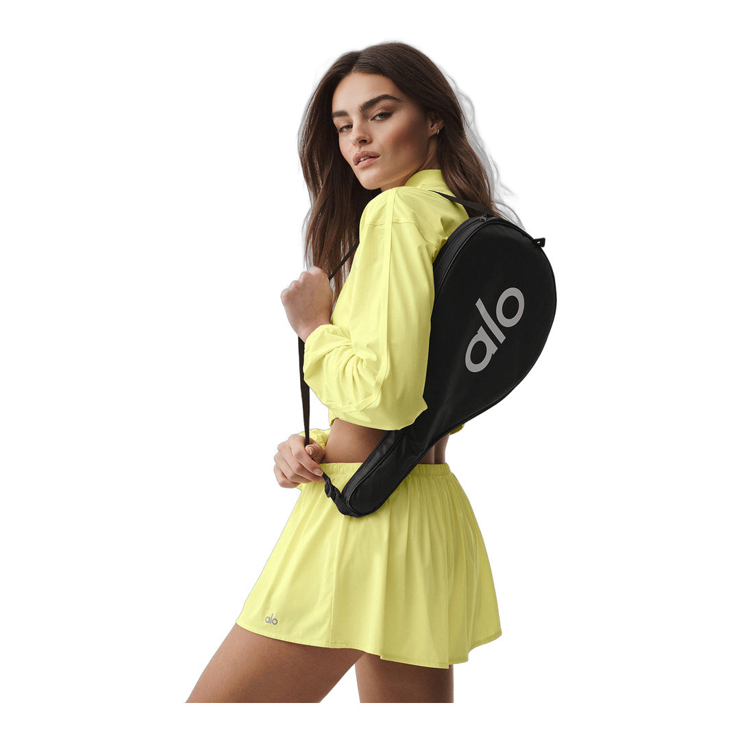 alo Cropped Breezy Full-Zip Cover Up - Sunshine