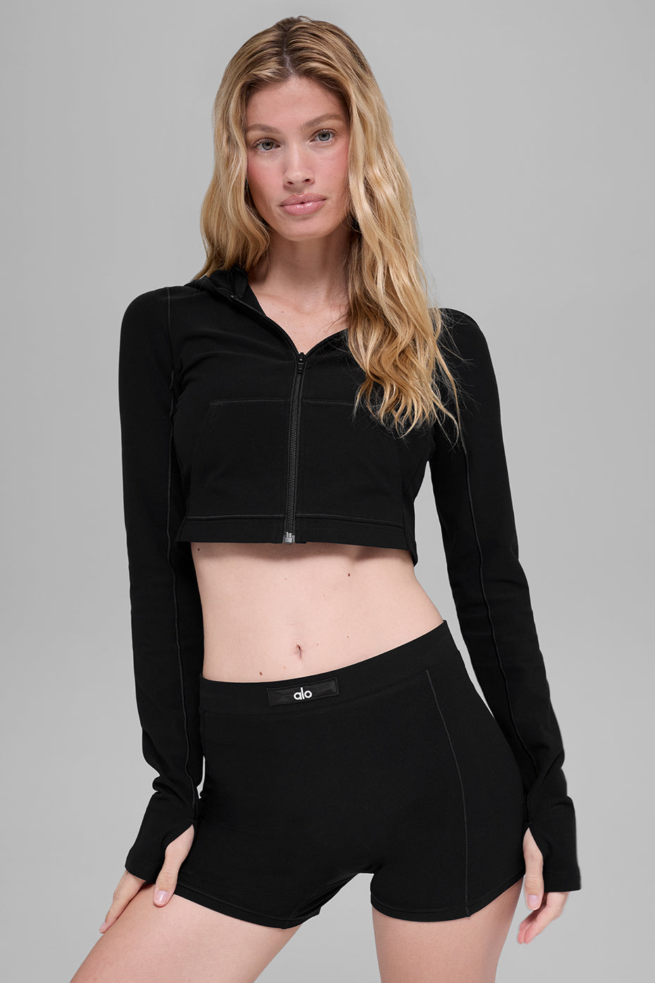 alo Alosoft Sincere Fitted Jacket - Black