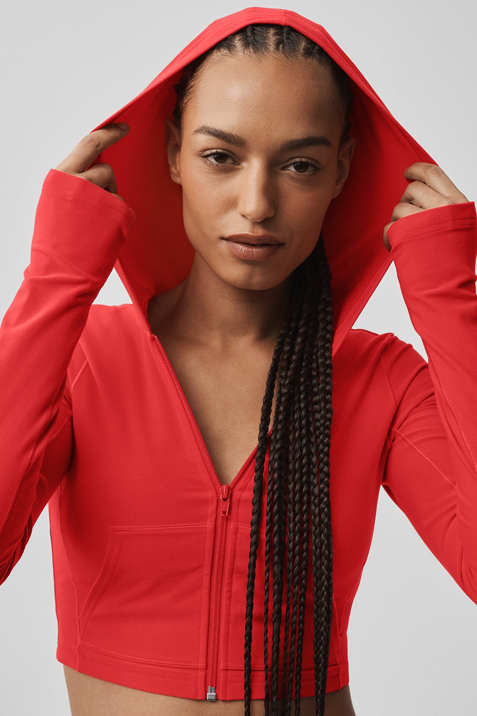 alo Alosoft Sincere Fitted Jacket - Bright Red