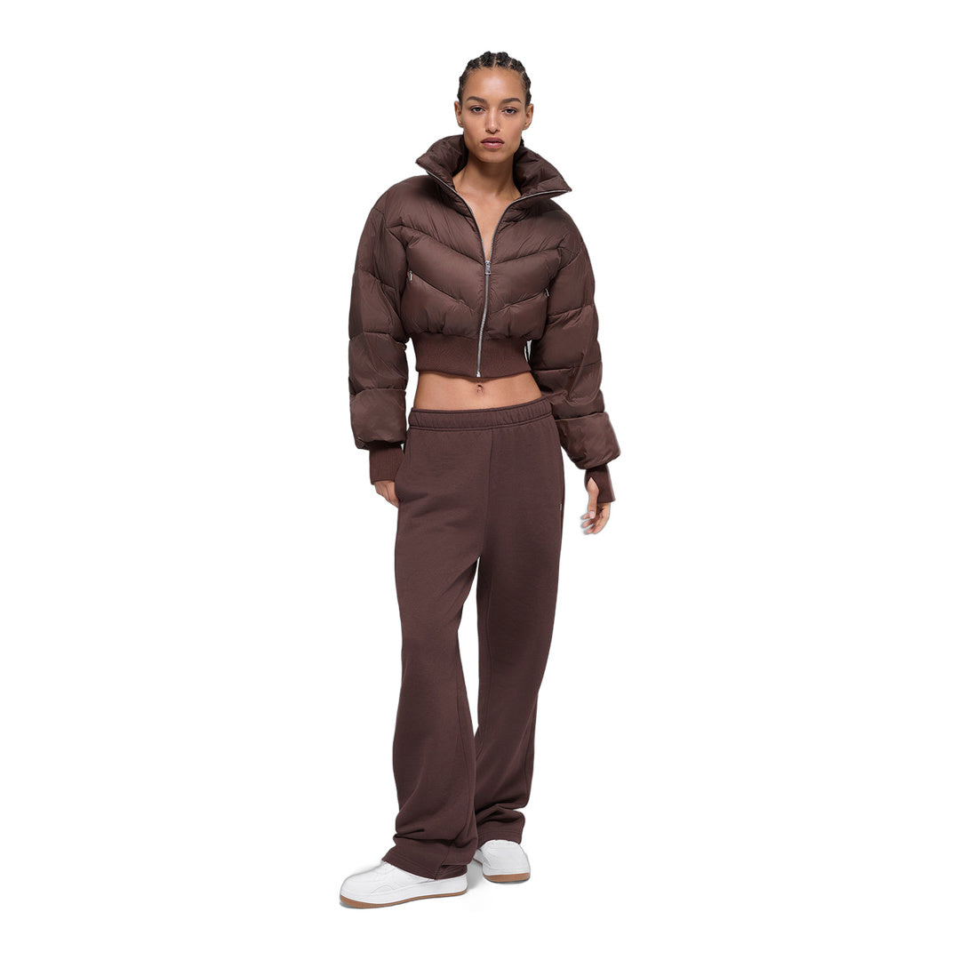 alo Cropped Atmosphere Puffer - Brownstone