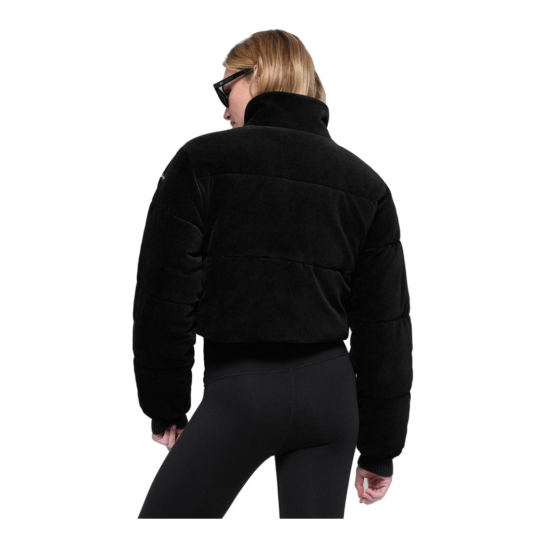 alo Micro Corduroy Dreamy Puffer - Black