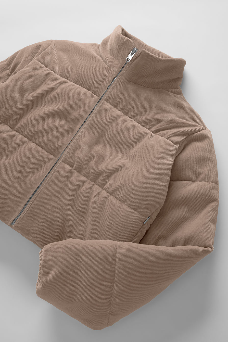 alo Micro Corduroy Dreamy Puffer - Chai Latte