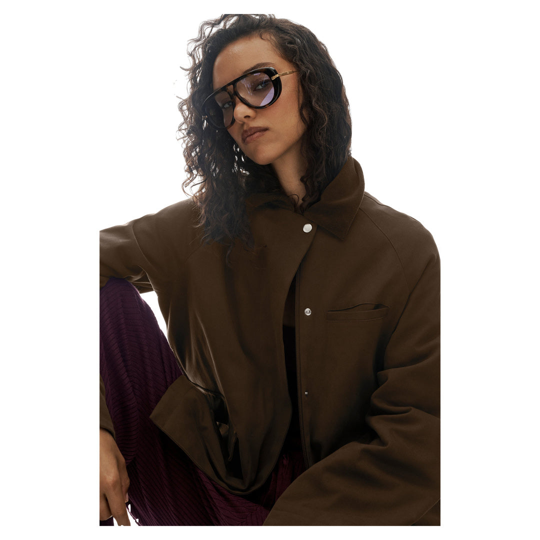 ALO Twill Barn Jacket - Espresso