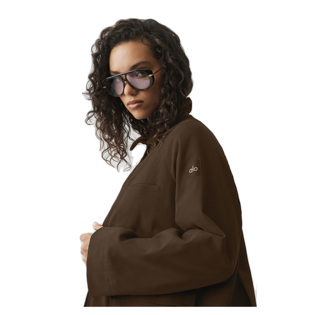ALO Twill Barn Jacket - Espresso