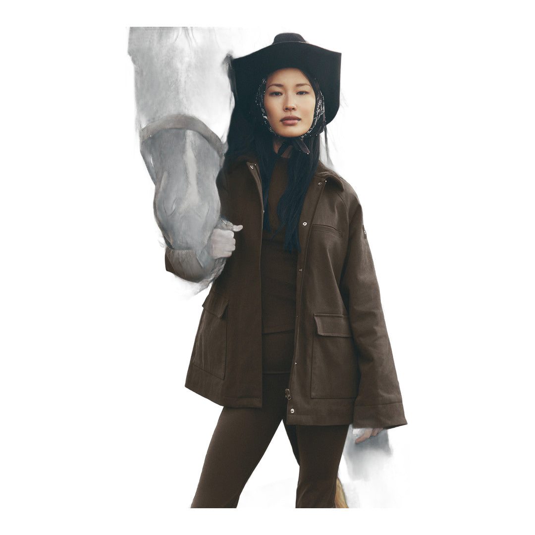 alo Twill Barn Jacket - Espresso