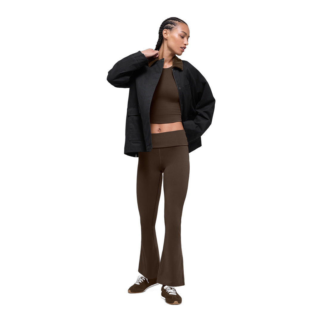 alo Twill Barn Jacket - Black/Espresso