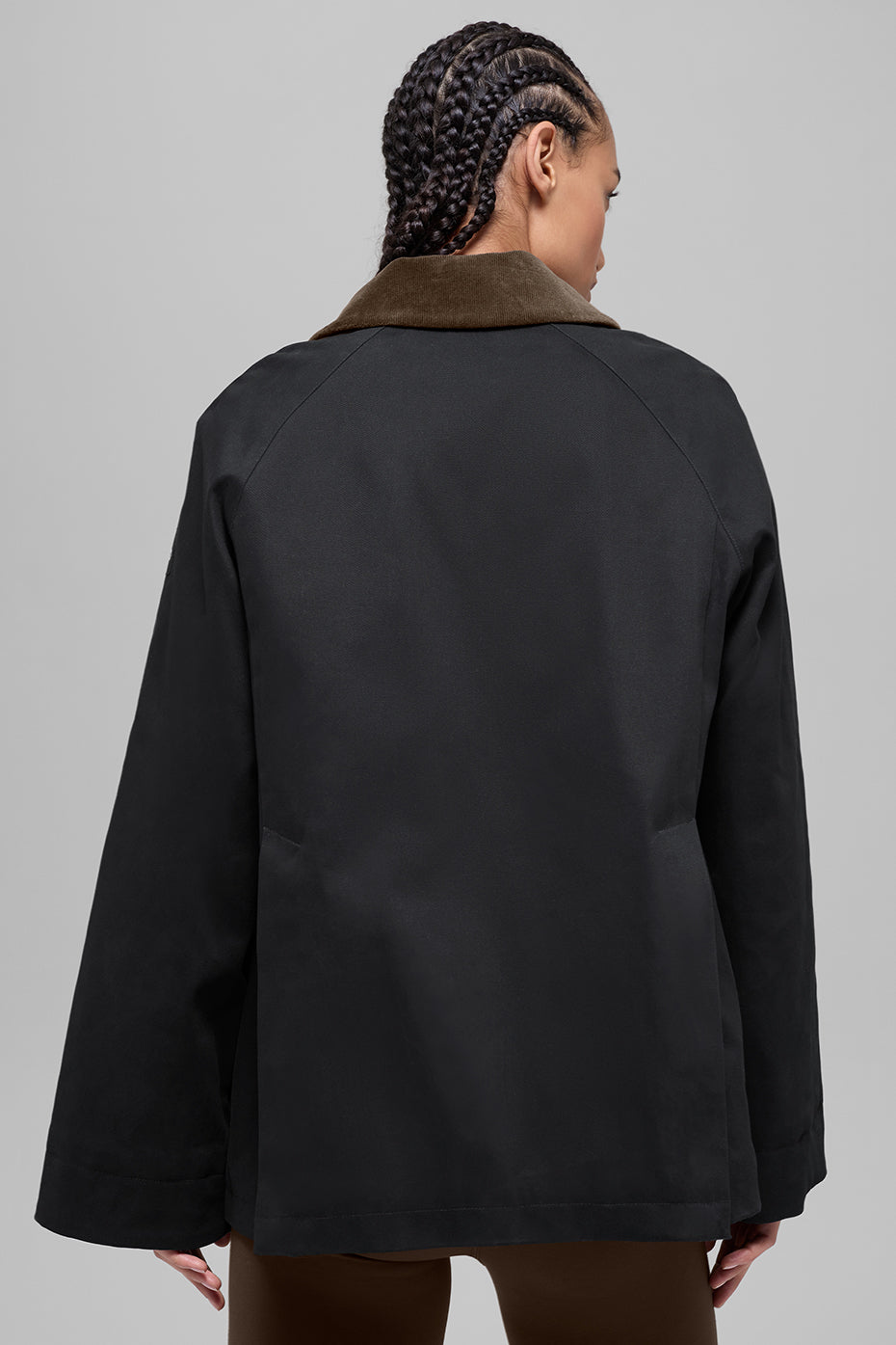 alo Twill Barn Jacket - Black/Espresso