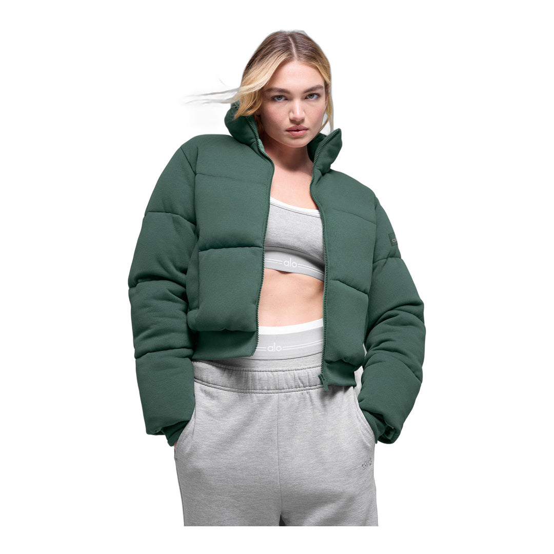 alo Sweatshirt Puffer - Clover Green
