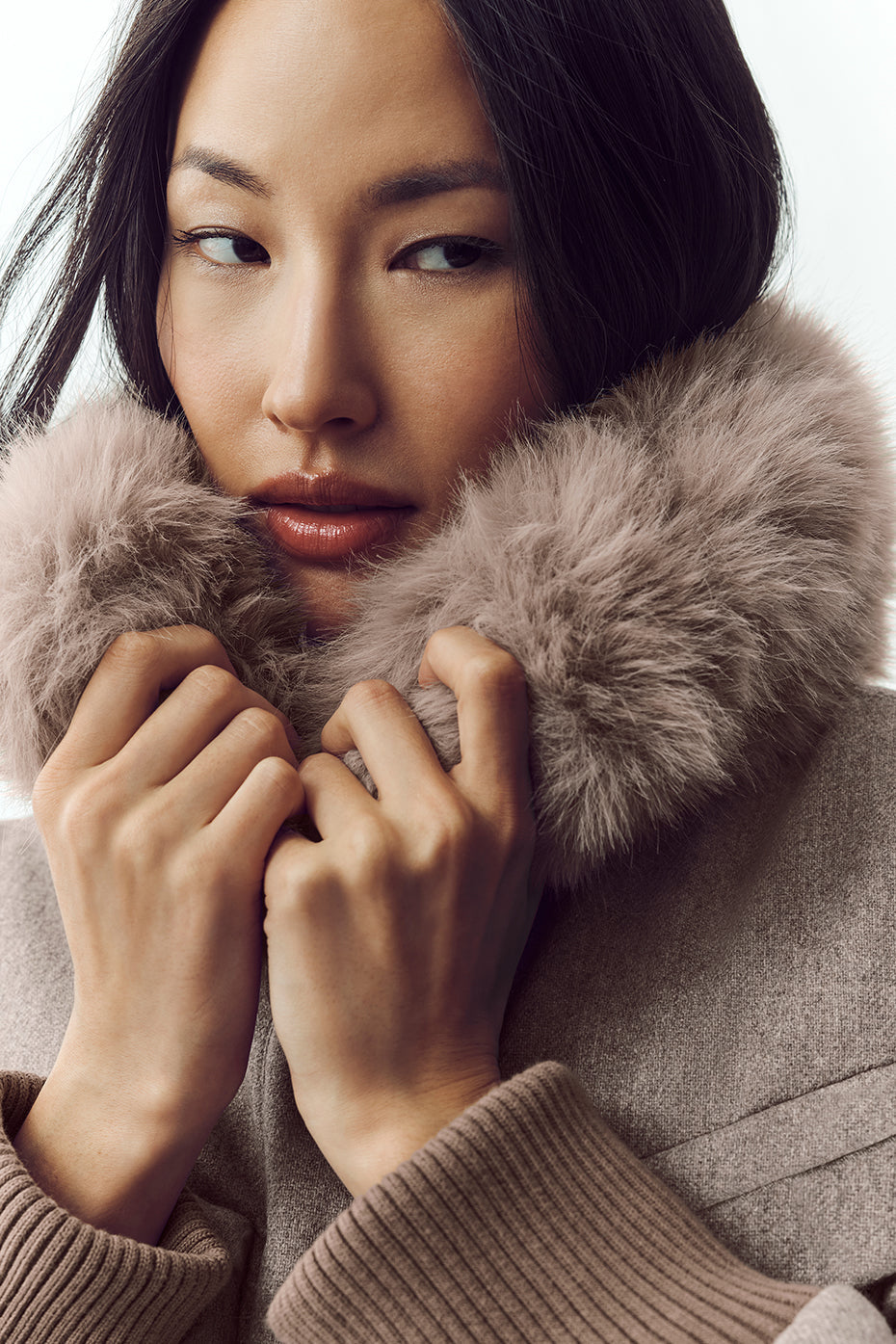 alo Wool Blend Bunny Slope Jacket - Alpine Cocoa Heather