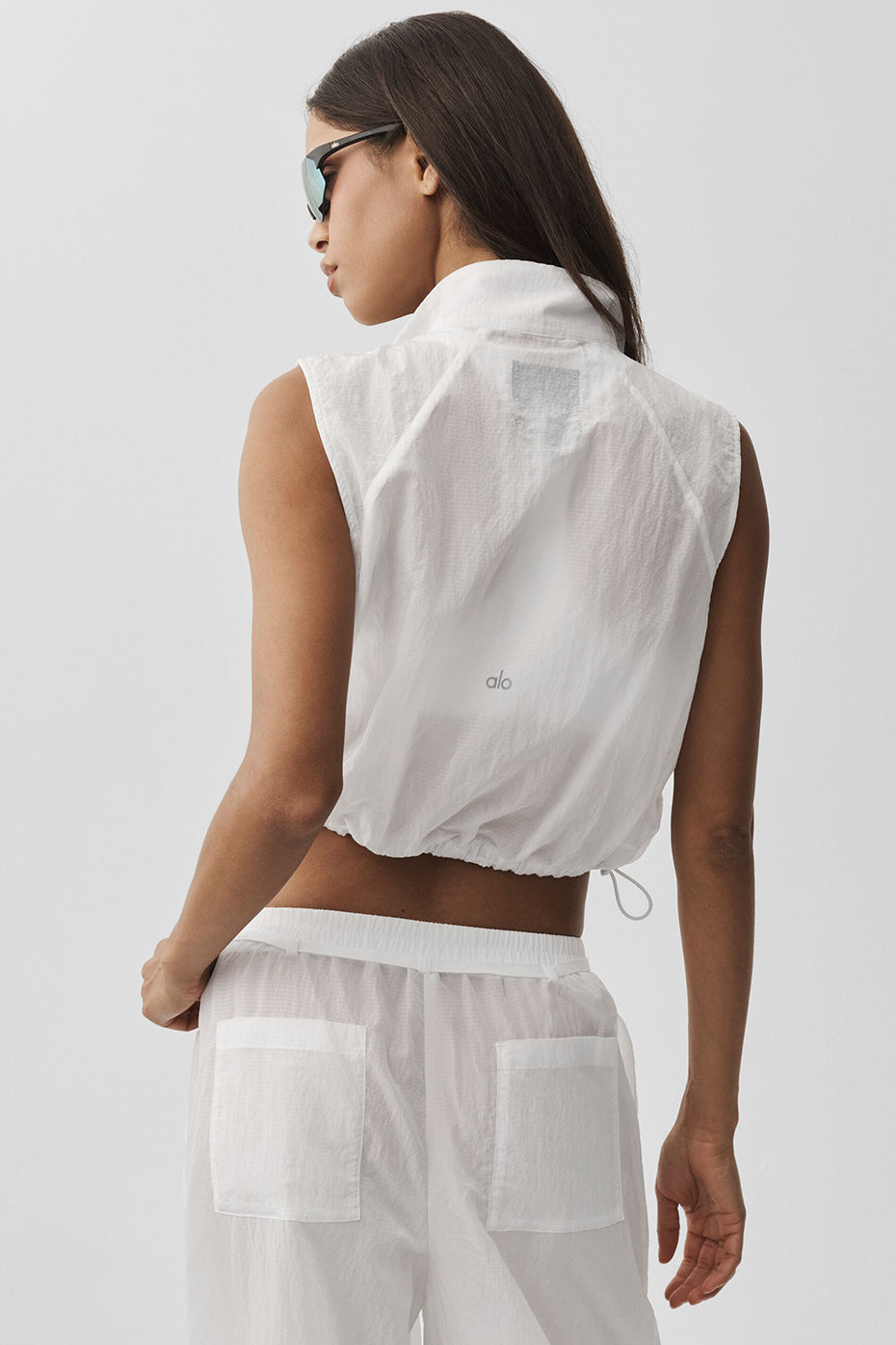 alo Ripstop Electric Vest - White