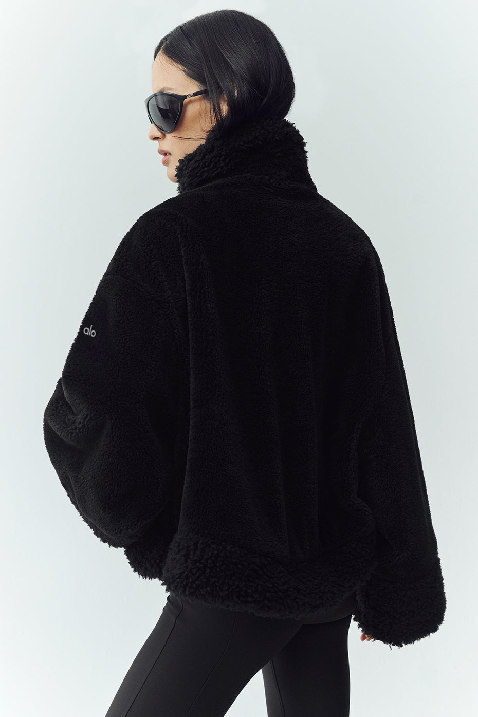 alo Sherpa Fireside Bomber - Black