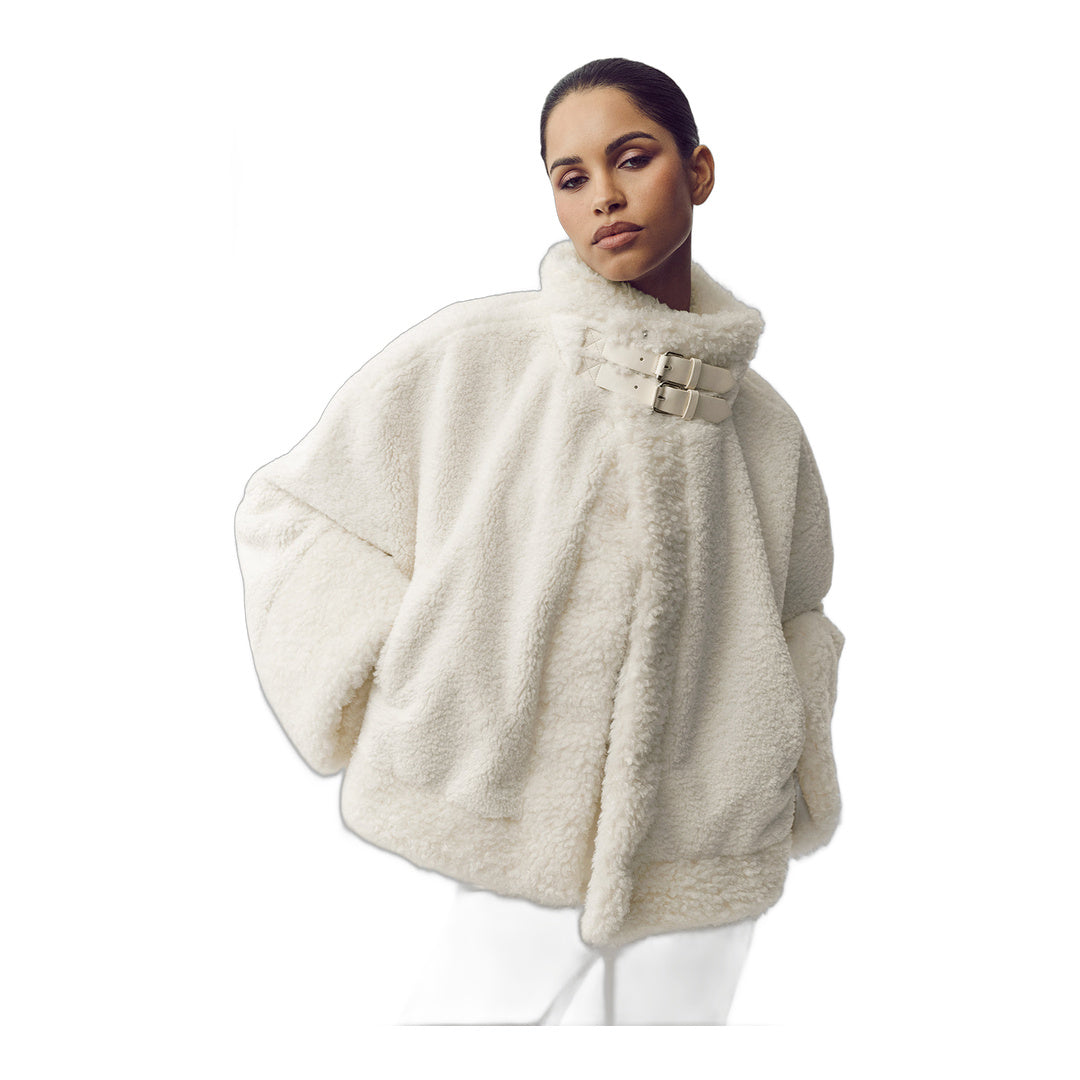 alo Sherpa Fireside Bomber - Ivory