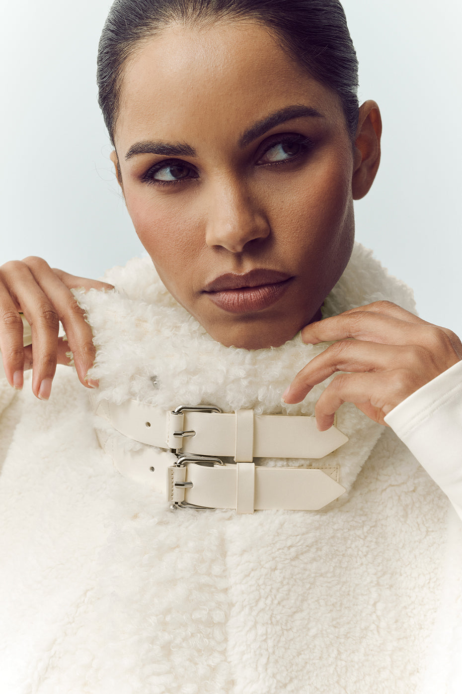 alo Sherpa Fireside Bomber - Ivory