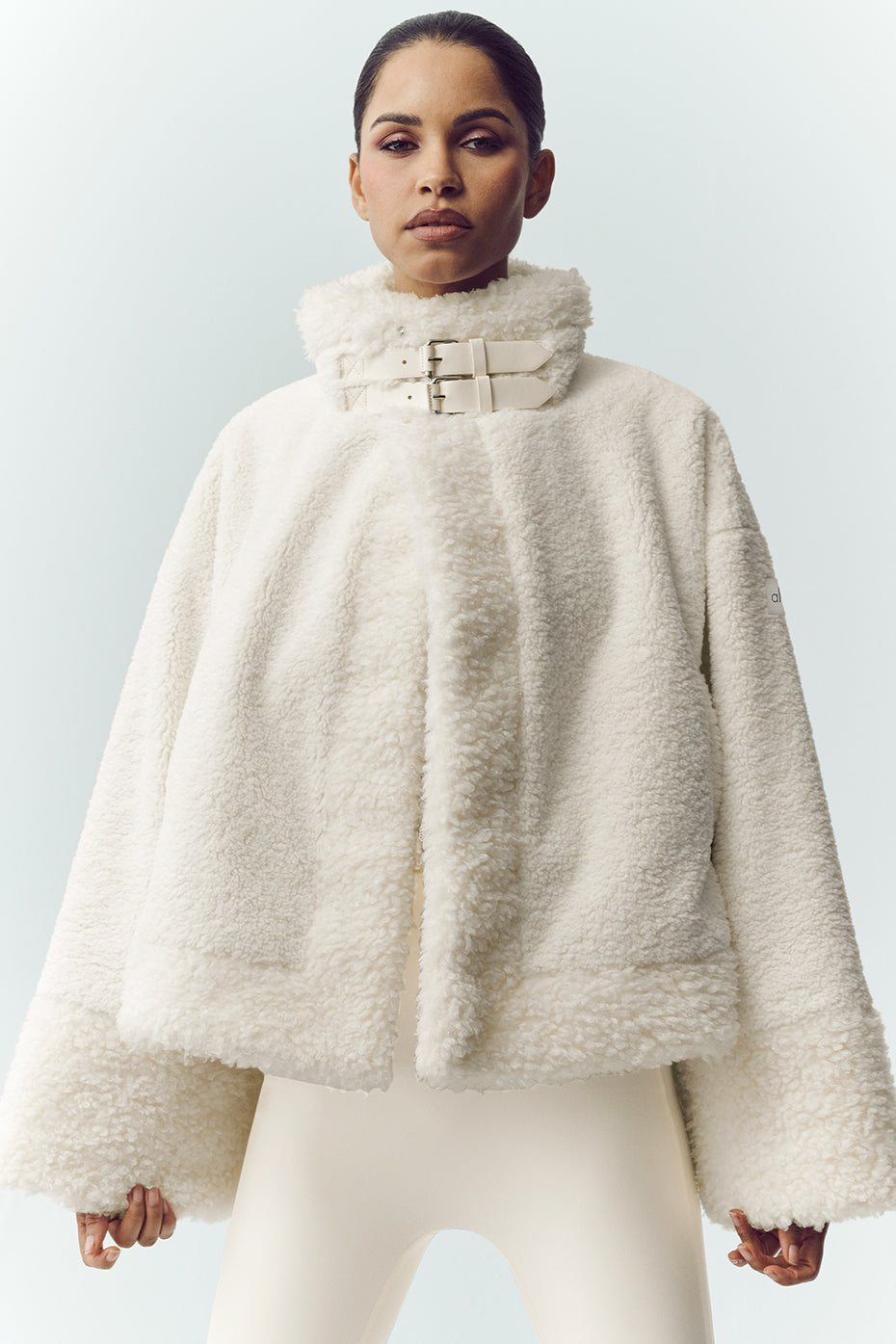 alo Sherpa Fireside Bomber - Ivory