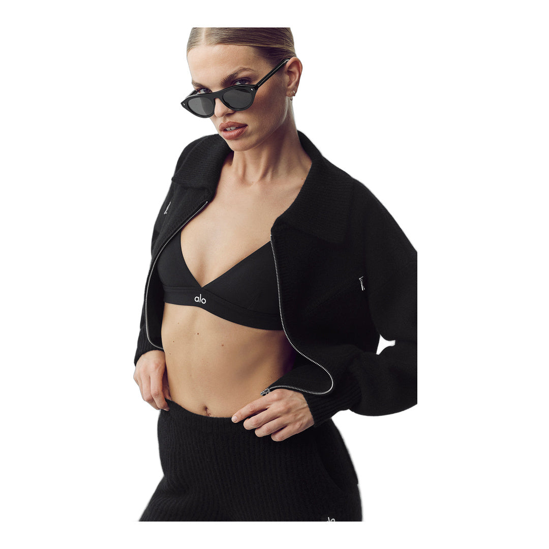 alo Cashmere Radiate Jacket - Black