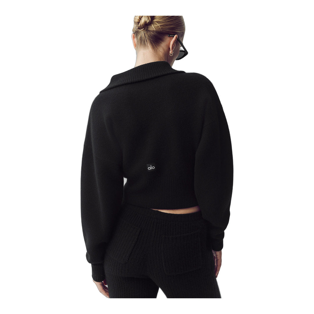 alo Cashmere Radiate Jacket - Black