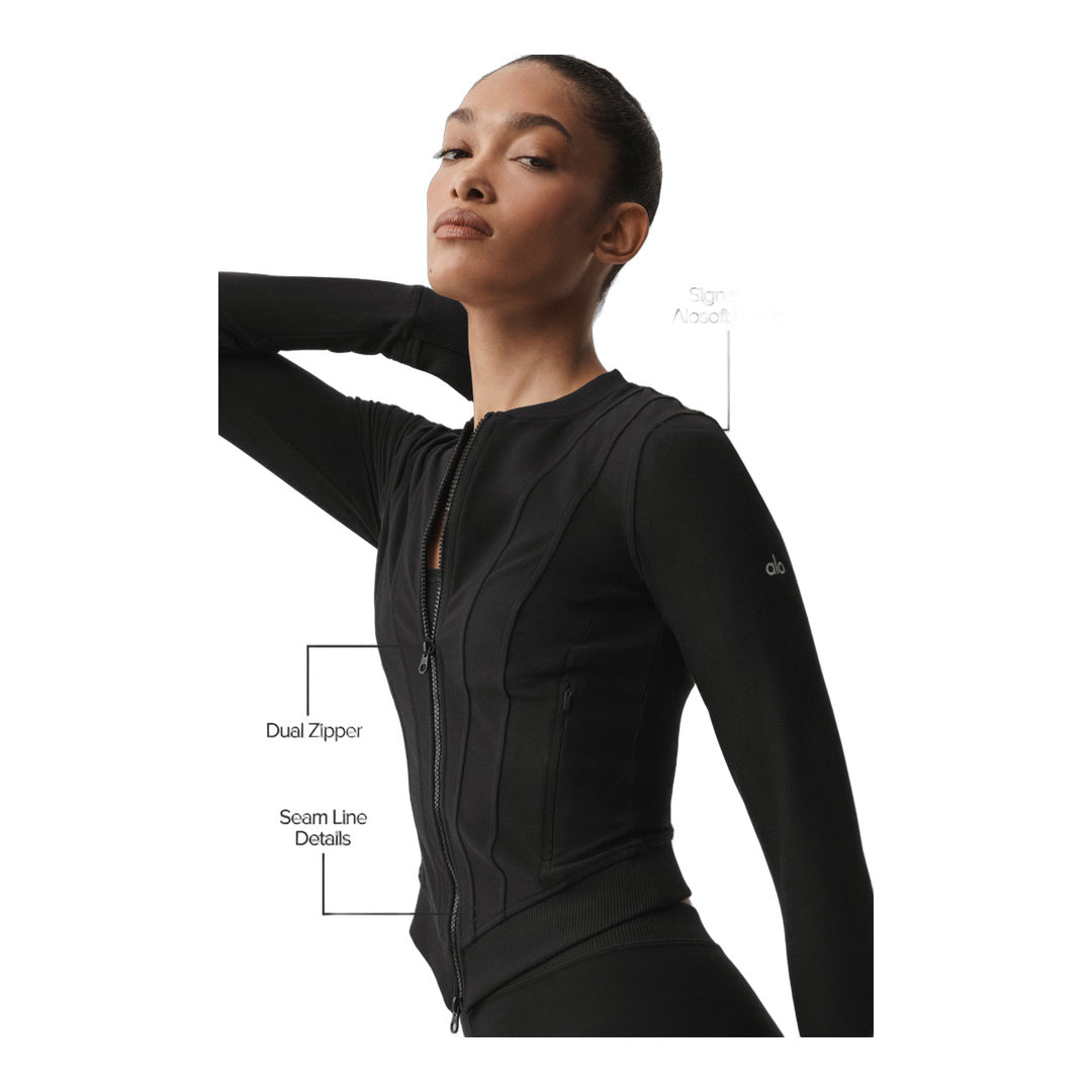 alo Alosoft Recharge Jacket - Black