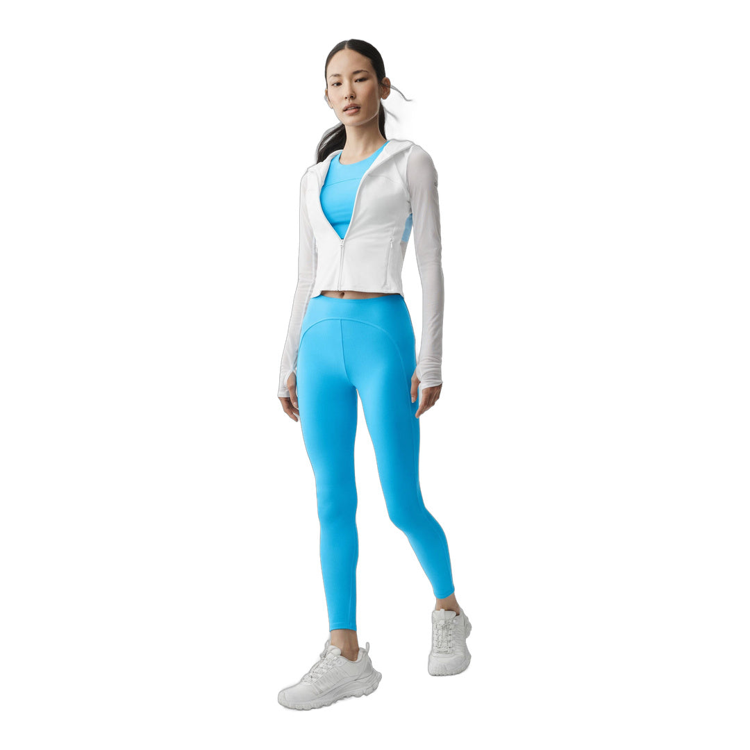 alo ALO Softsculpt Superset Full Zip Jacket - White